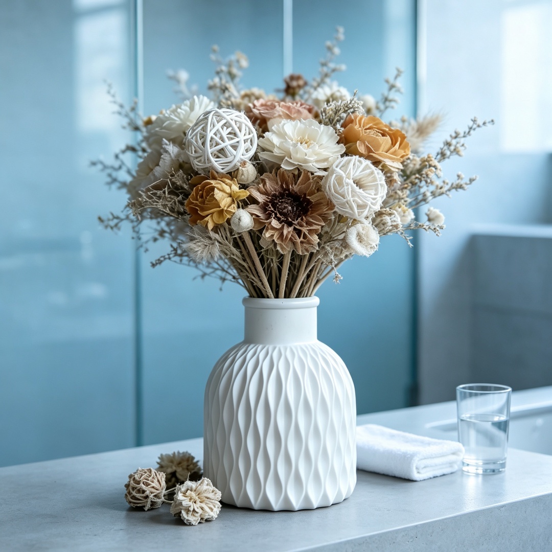 Badminton Live - Nordic Modern Concrete Flower Vase Silicone