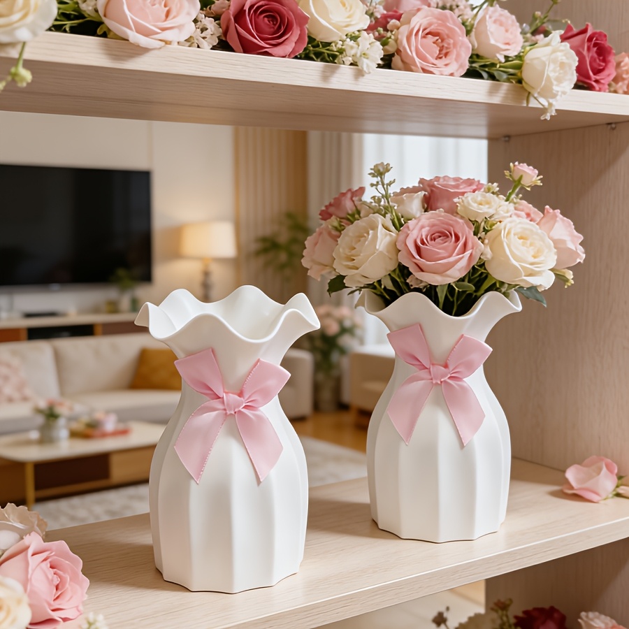 1PC Water Ripple Plastic Vase  - Badminton Live ulasan dan harga
