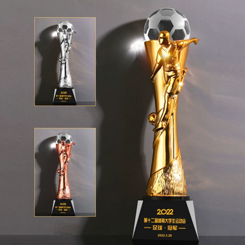 Customized Resin Trophy For Vo - Badminton Europe ulasan dan harga