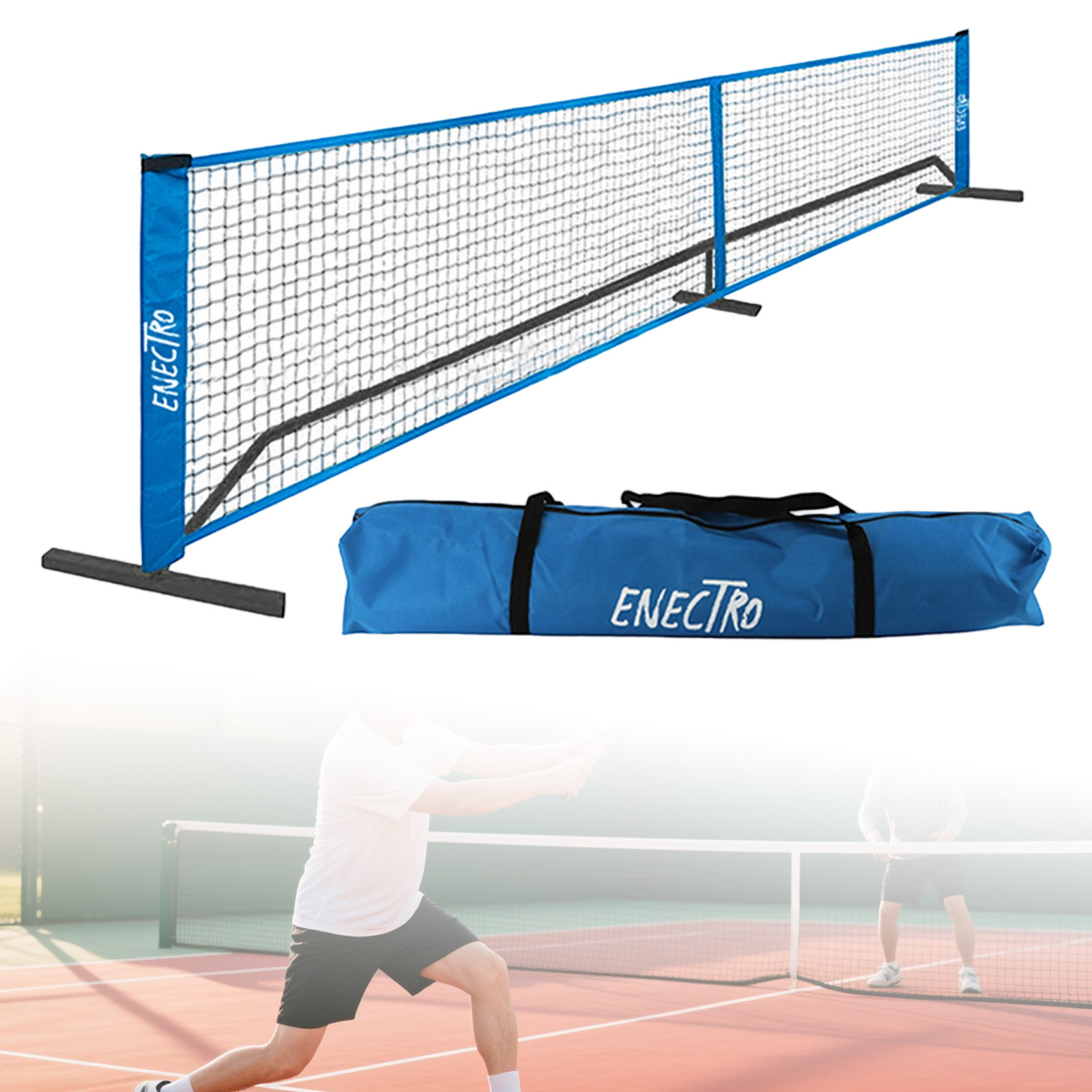 Portable Pickleball Net 6.7m 2 - Badminton Hall ulasan dan harga
