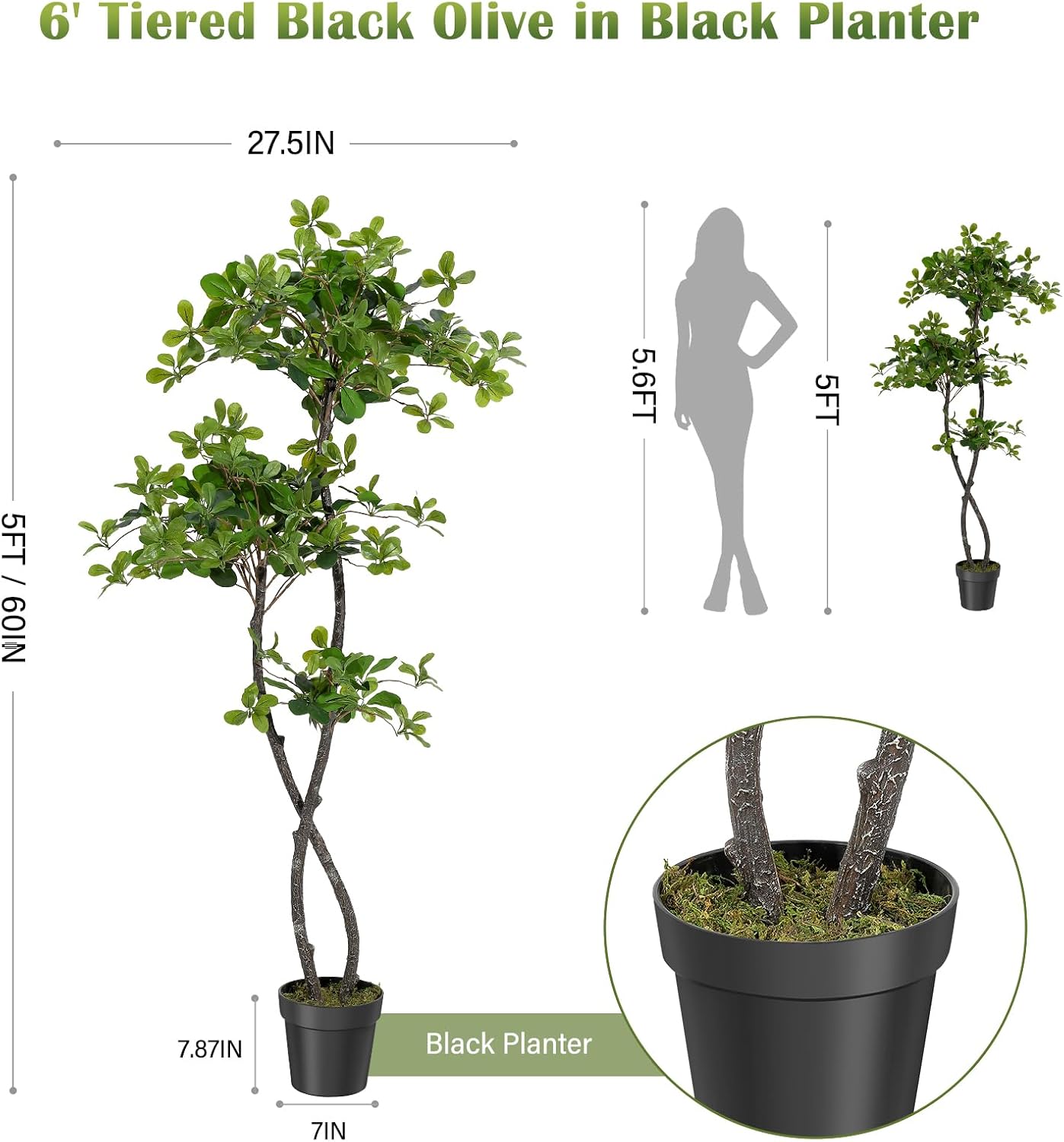Artificial Plants Indoor, 5/6  - Badminton Live ulasan dan harga