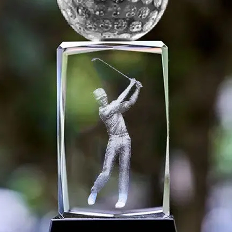 Customized Crystal Sculpture T - Badminton Europe ulasan dan harga
