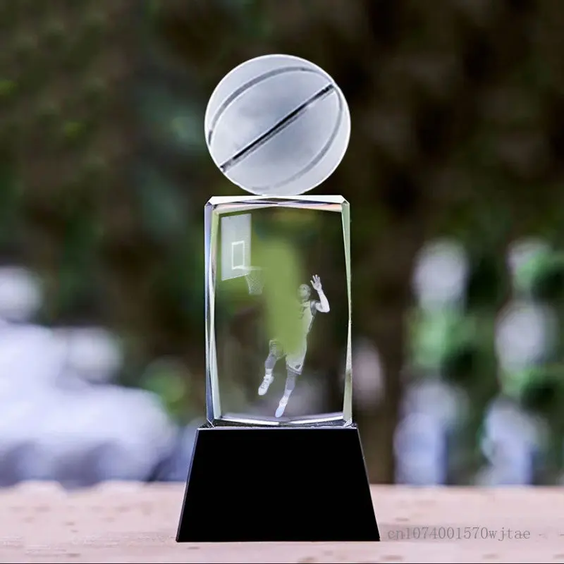 Customized Crystal Sculpture T - Badminton Europe ulasan dan harga