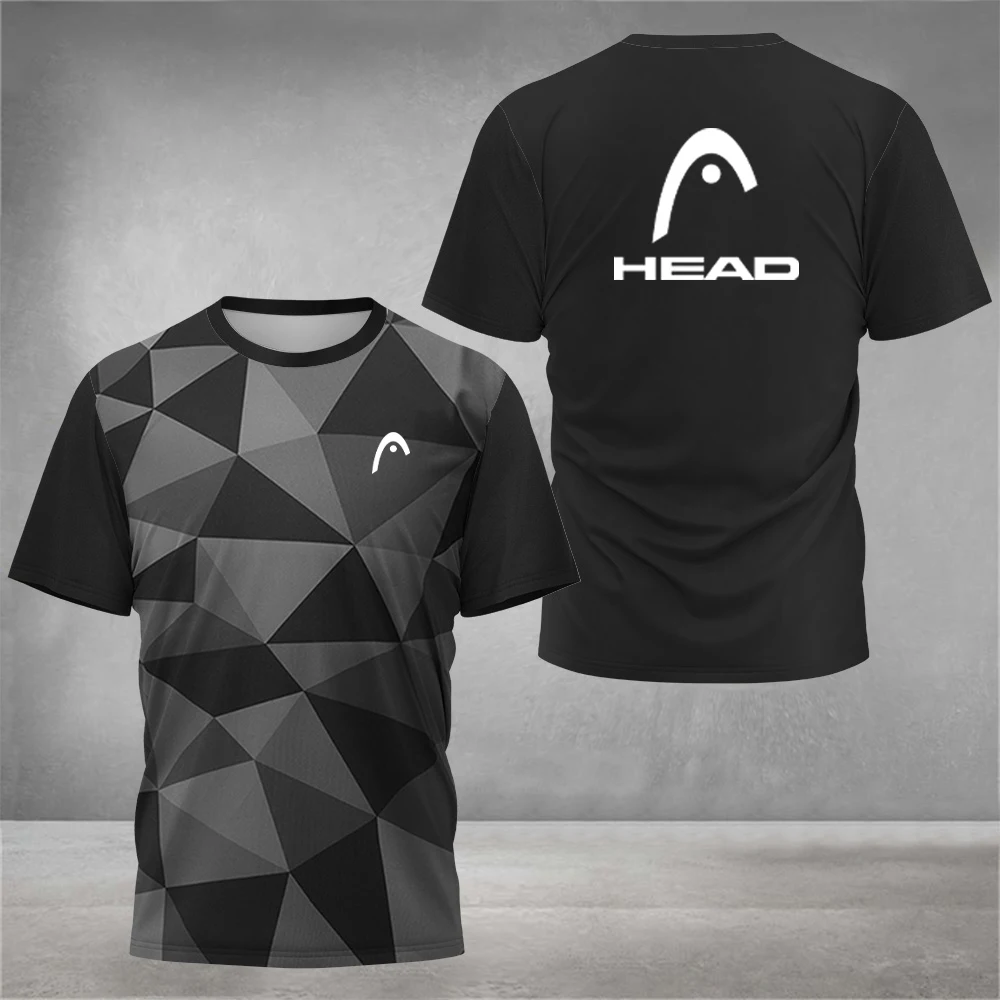 Summer Breathable Mens T Shirt - Badminton Emoji ulasan dan harga
