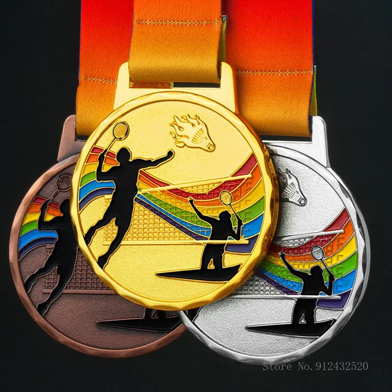 Customized Neck Hanging Medal  - Badminton Europe ulasan dan harga