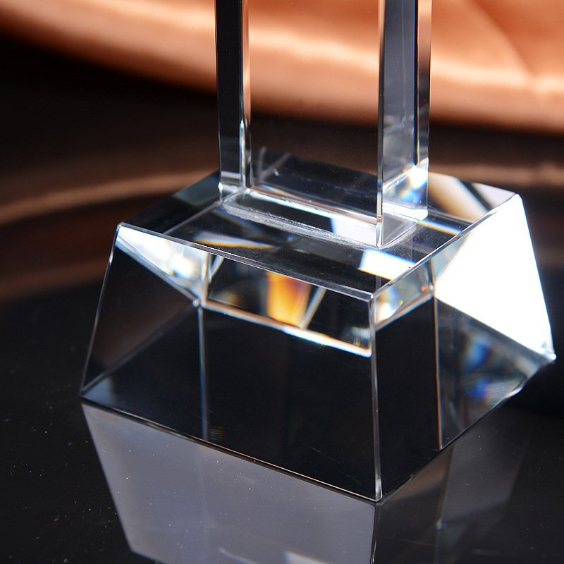 Customized Crystal Trophy Badm - Badminton Europe ulasan dan harga