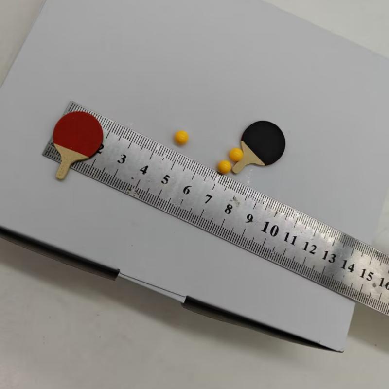 1Set Dollhouse Miniature Ping  - Badminton Europe ulasan dan harga