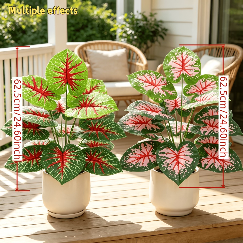 2PC Artificial Green Plants Pi - Badminton Live ulasan dan harga
